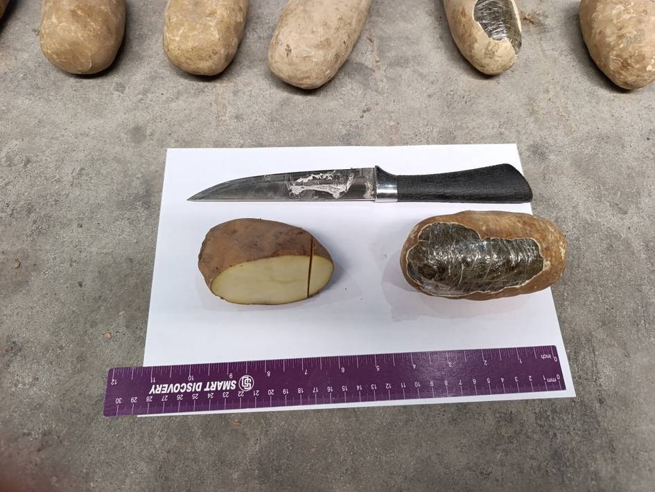 O‘zbekistonga Afg‘onistondan kelgan yuk mashinasida 72 kilodan ortiq narkotik topildi