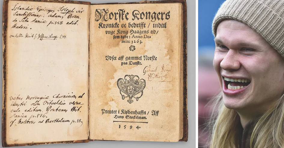 Erling Holand Norvegiya tarixidagi eng qimmat kitobni sotib oldi