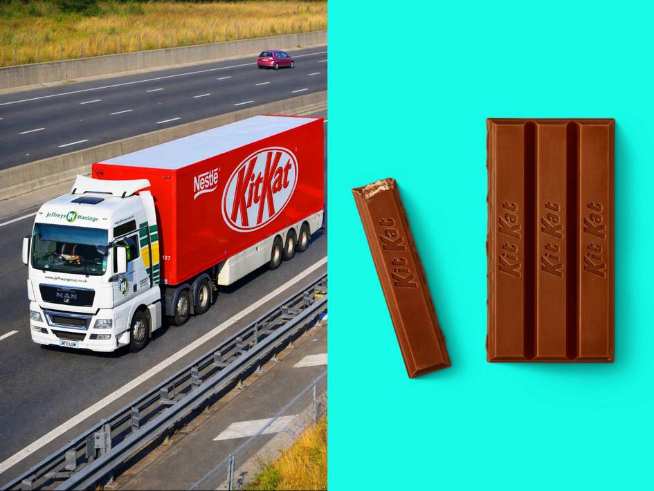 Европада 12 тонна KitKat шоколади ортилган юк машинаси ўғирлаб кетилди