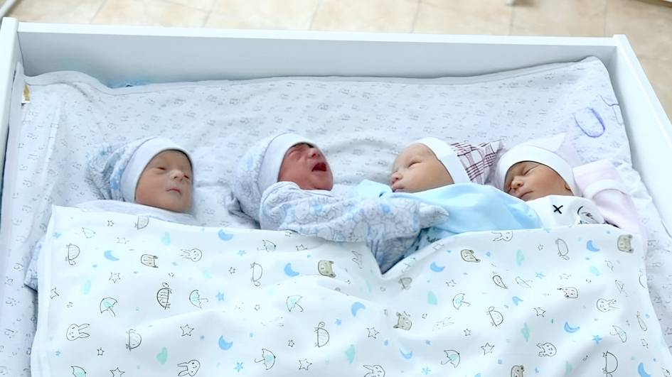В семье сотрудника ГУВД Ташкентской области родились четверняшки