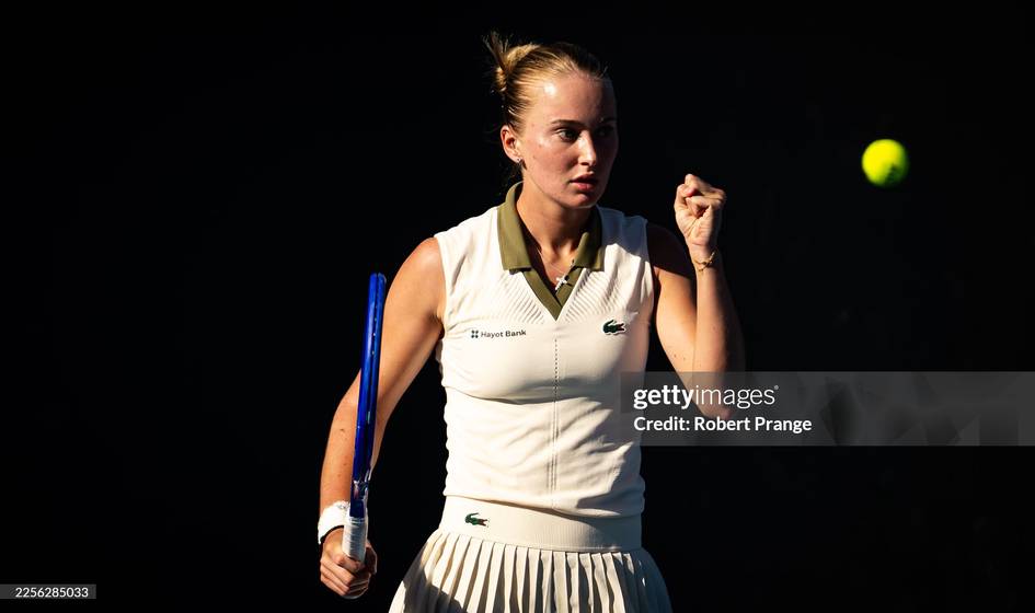 Полина Кудретметова мукофот жамғармаси 2,3 млн долларни ташкил этадиган мусобақада украиналик теннисчини мағлуб этди