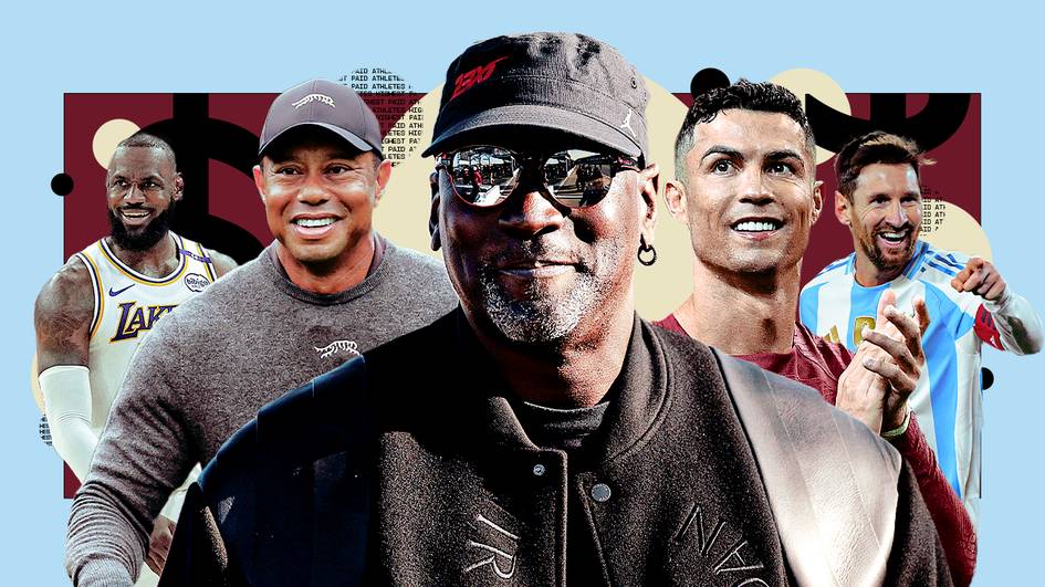 Eng boy sportchilar: Maykl Jordan yetakchi, Ronaldu — kuchli uchlikda, Messi — yettinchi o‘rinda