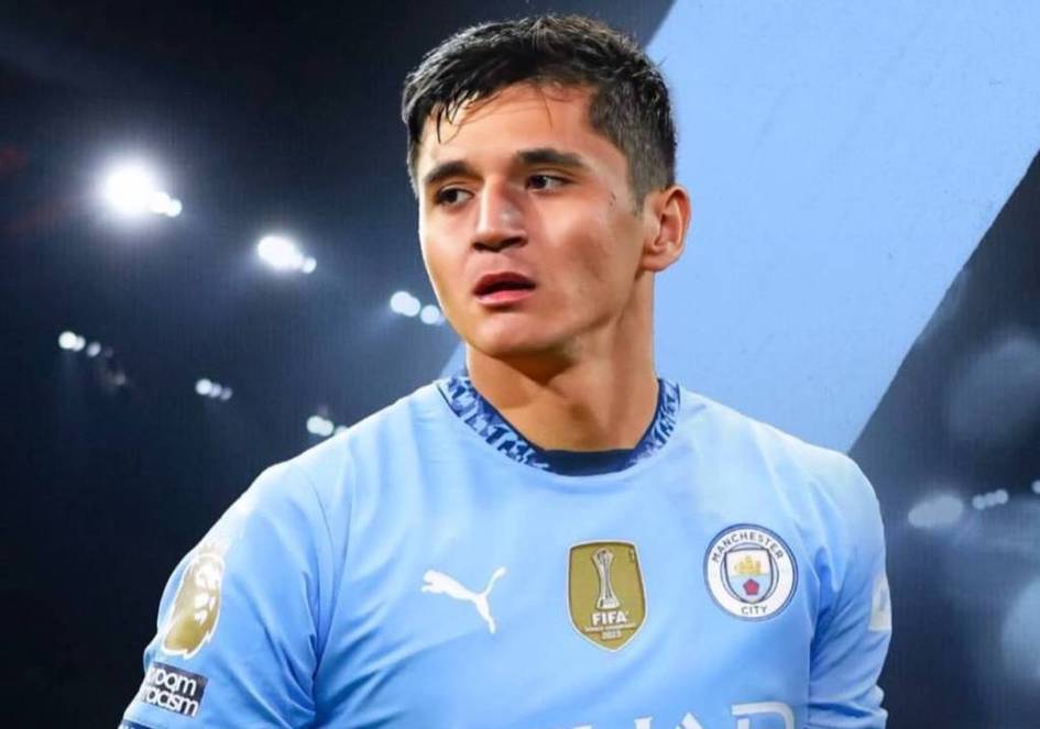 Manchester City’s magazine highlights Uzbek defender Khusanov’s rise
