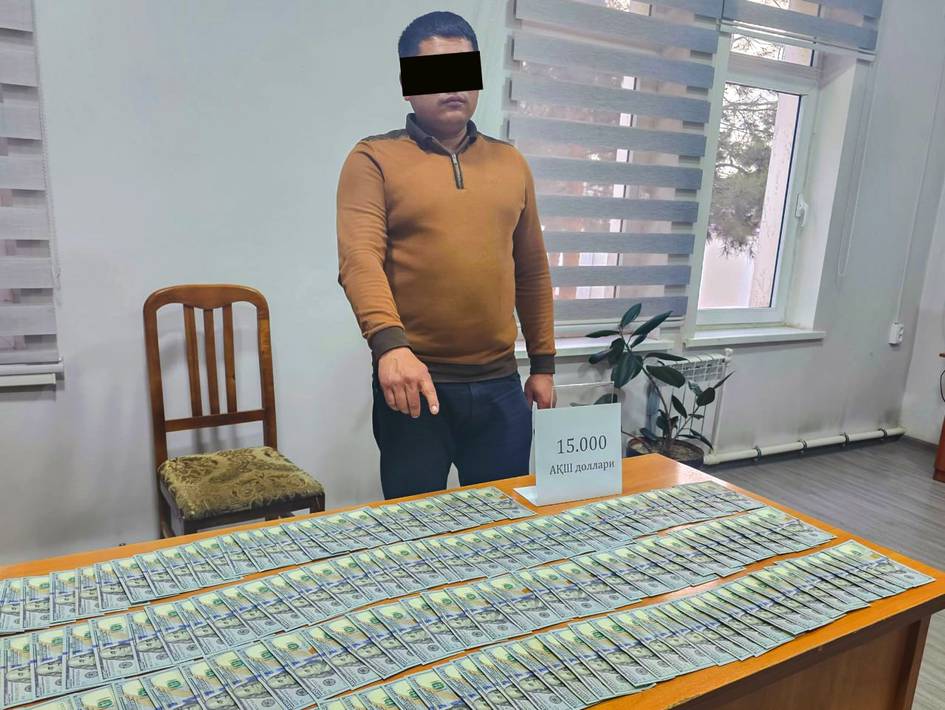 Фарғонада ноқонуний равишда 15 минг доллар олган фермер хўжалиги раҳбари ушланди