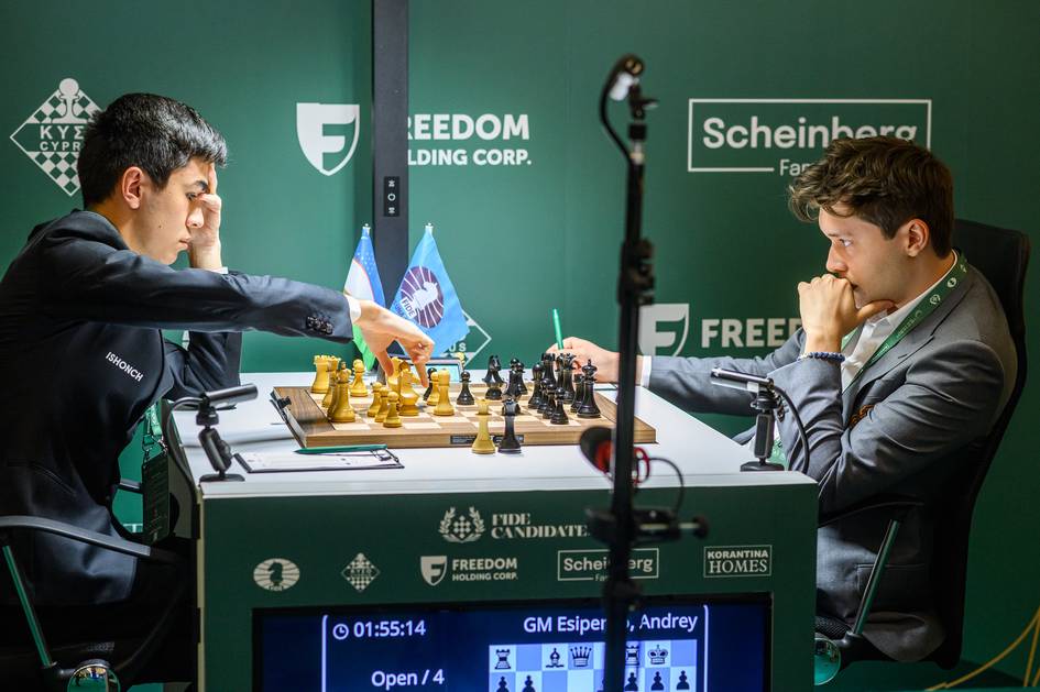 Номзодлар турнири. Жавоҳир Синдоров иккинчи даврани дуранг билан бошлади