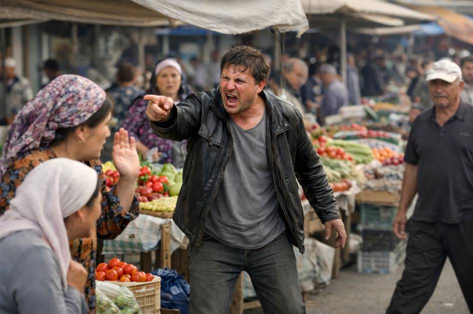 Toshkent viloyatida bozorda ayollarga shilqimlik qilgan erkak 15 sutkaga qamaldi