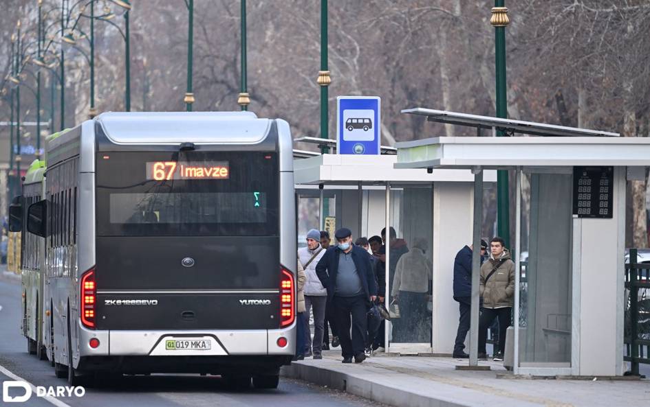 Toshkentda avtobusga yo‘lkira to‘lamagan 32,4 ming kishi jarimaga tortildi