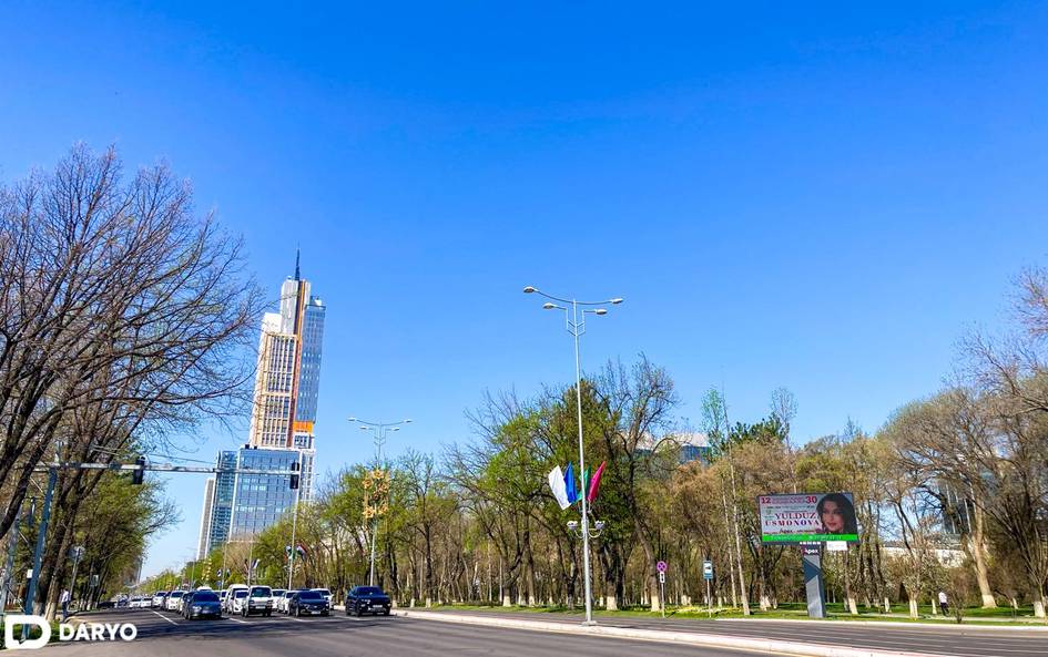 Прогноз погоды: на выходных в Ташкенте +25