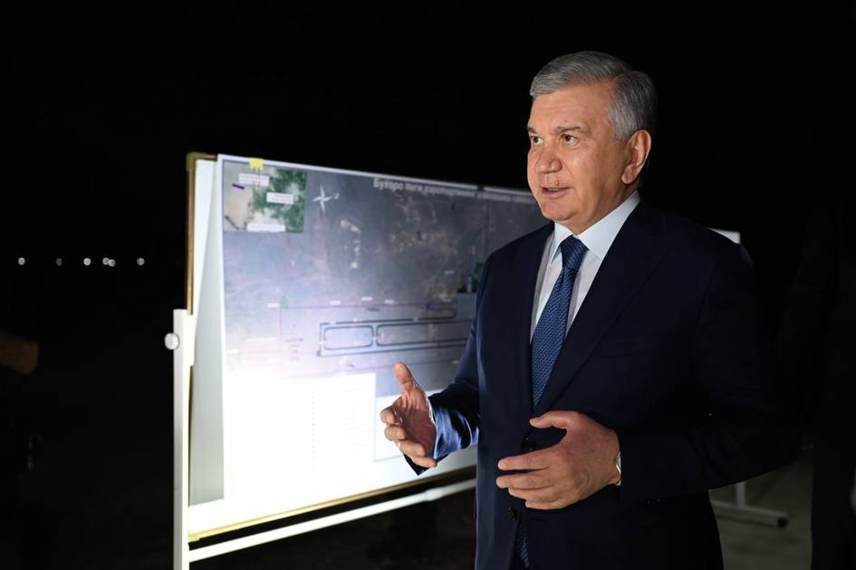 Uzbekistan advances Bukhara airport project as Shavkat Mirziyoyev reviews plans