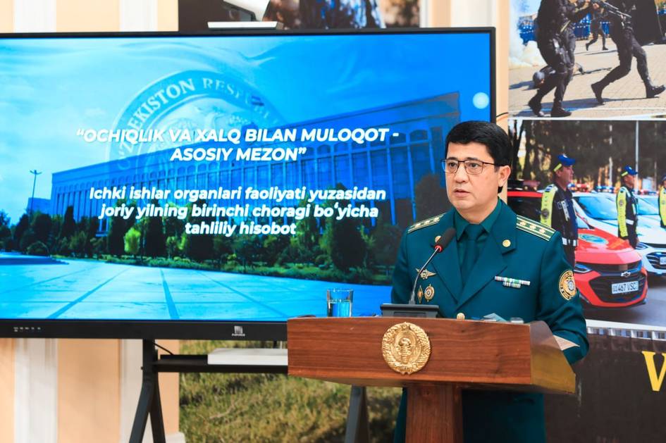 “IIB xodimlari 2026-yilda 36 ta jinoyat sodir etgan” — Ichki ishlar vaziri o‘rinbosari