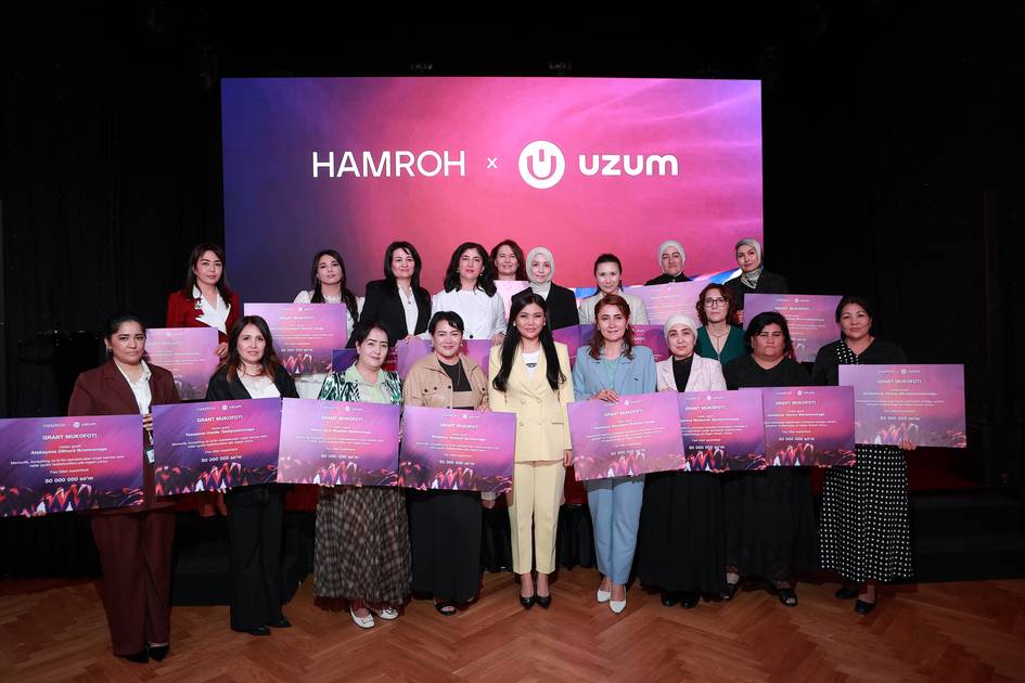 Тошкентда аёл тадбиркорларга 1 миллиард сўмлик грантлар топширилди