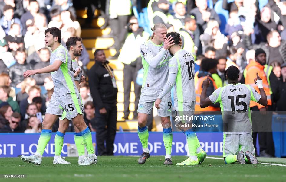 APL. Husanov to‘liq o‘ynagan markaziy bahsda “Manchester Siti” “Chelsi”ni yirik hisobda mag‘lub etdi