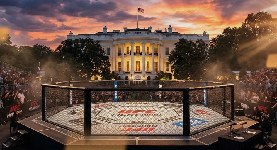 UFC Oq uydagi turnir uchun million dollarlik bonus joriy etdi