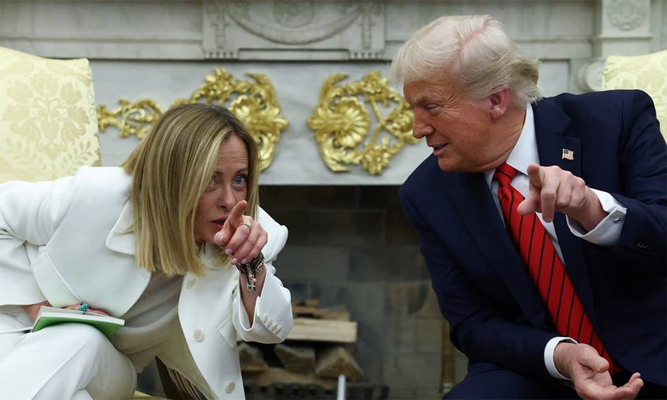 “Eron Italiyani ikki daqiqa ichida yo‘q qilib yuborgan bo‘lardi” — Tramp Jorja Melonini tanqid qildi