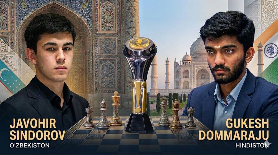 Жаҳон шахмат тожи учун жанг: Синдоров – Гукеш ўртасидаги беллашув қандай тартибда ўтказилади?