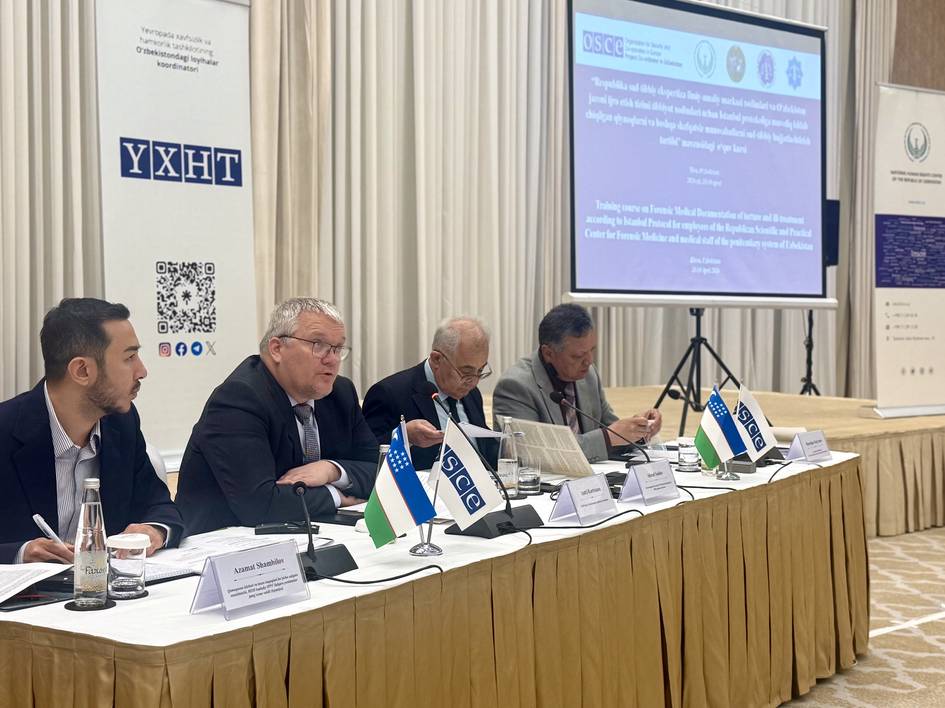 OSCE trains 60 forensic experts, prison medical staff in Uzbekistan on Istanbul Protocol