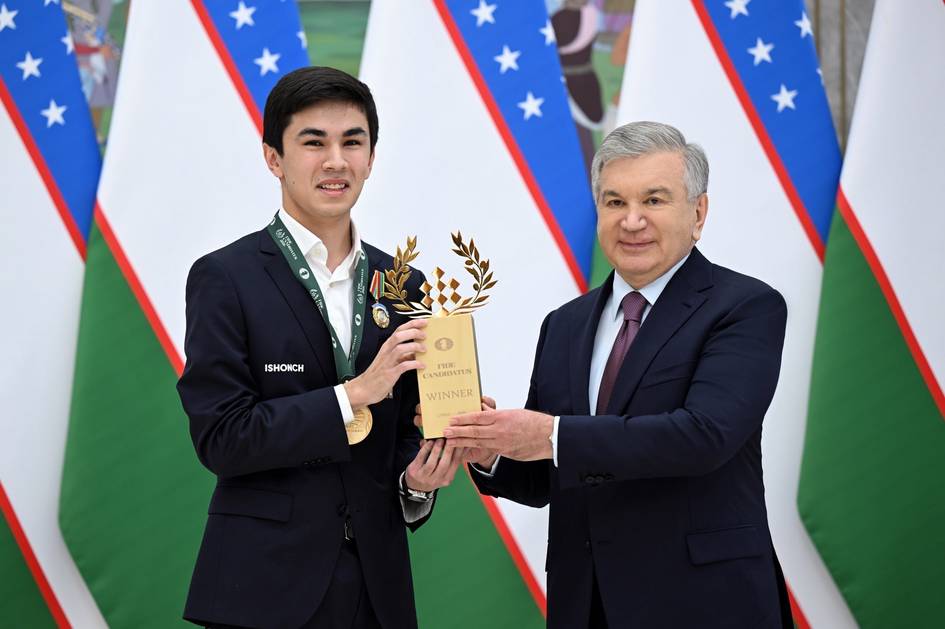 Sindarov’s victory highlights Uzbekistan’s growing chess standing as Mirziyoyev honors champion