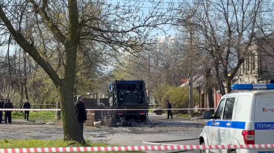 Узбекистанец погиб при взрыве мусоровоза в России