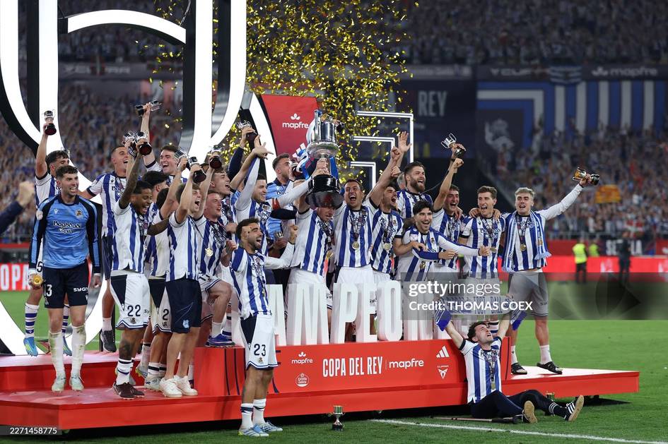 “Реал Сосьедад” ўз тарихида учинчи бор Испания Кубогини қўлга киритди