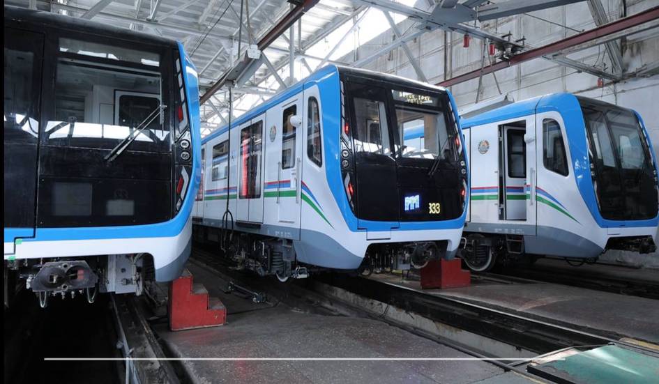 Toshkent metropoliteniga yana 3 ta zamonaviy metro poyezdlari olib kelindi