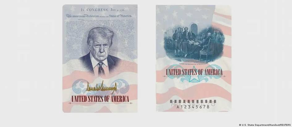 В американском паспорте появится портрет Трампа