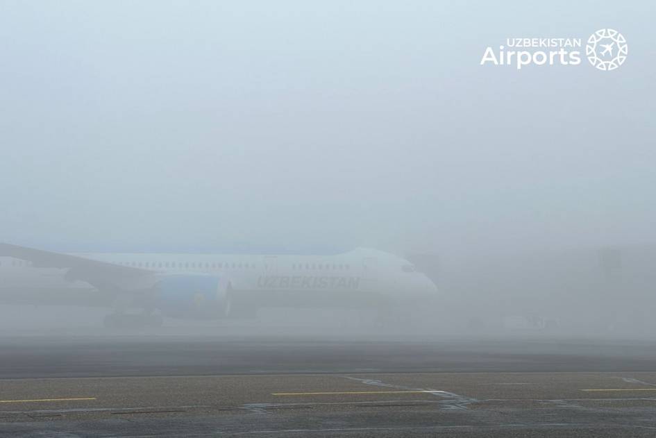 Namangan aeroportida qalin tuman tufayli parvozlarni qabul qilish cheklandi