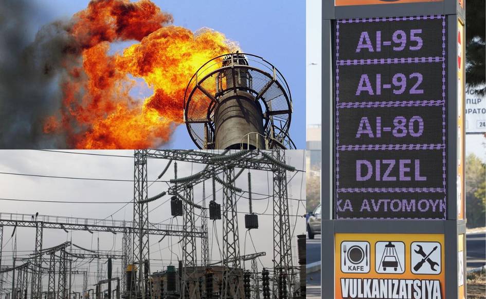 Oʻzbekistonda neft-gaz qazish kamayib, elektr toki va benzin ishlab chiqarish oʻsdi