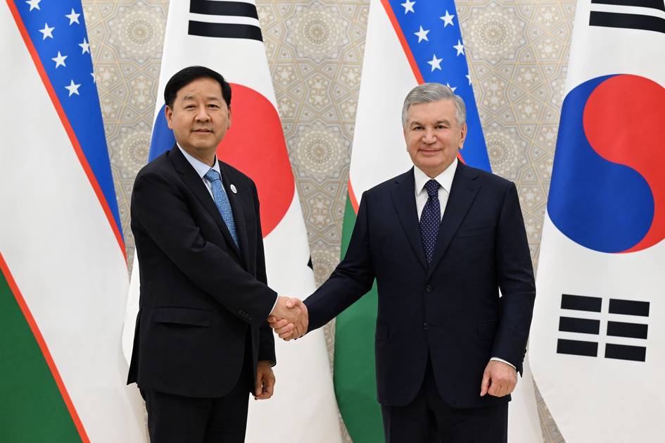 Shavkat Mirziyoyev Koreya Respublikasi bosh vazirining o‘rinbosari boshchiligidagi delegatsiyani qabul qildi