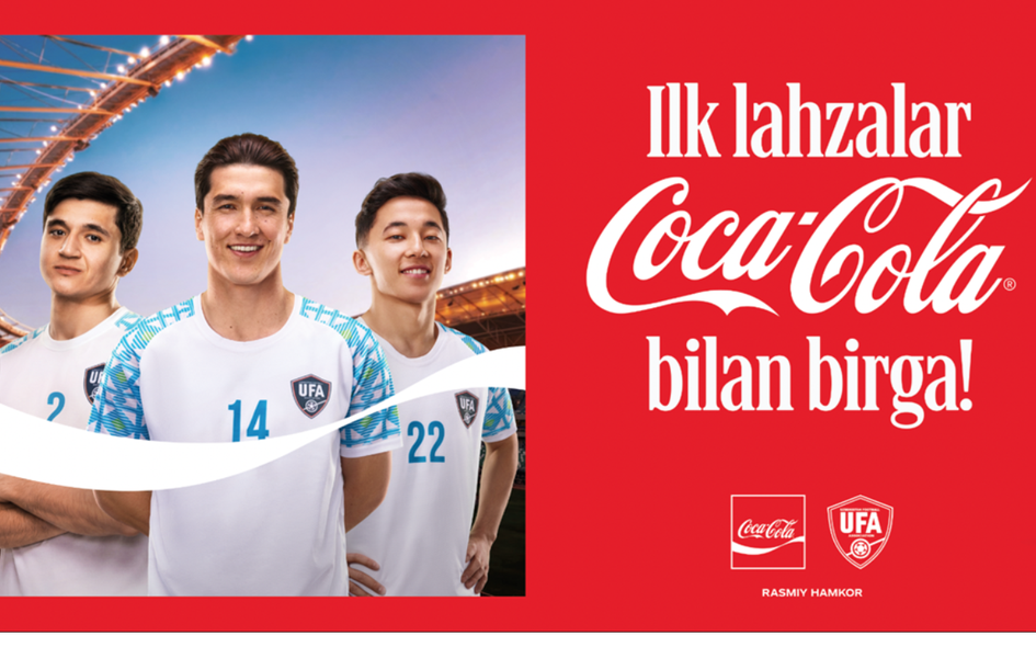 Coca-Cola Ўзбекистон миллий терма жамоани қўллаб-қувватлашга қаратилган илк маҳаллий реклама кампаниясини тақдим этди