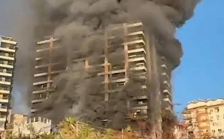 Turkiyadagi yana bir mehmonxonada yong‘in chiqdi (video)