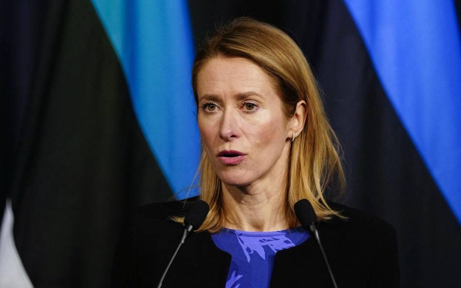Кая Каллас Россиянинг Украинага берган зарбасини қоралаб, ЕИ Москвага босимни кучайтиришини билдирди