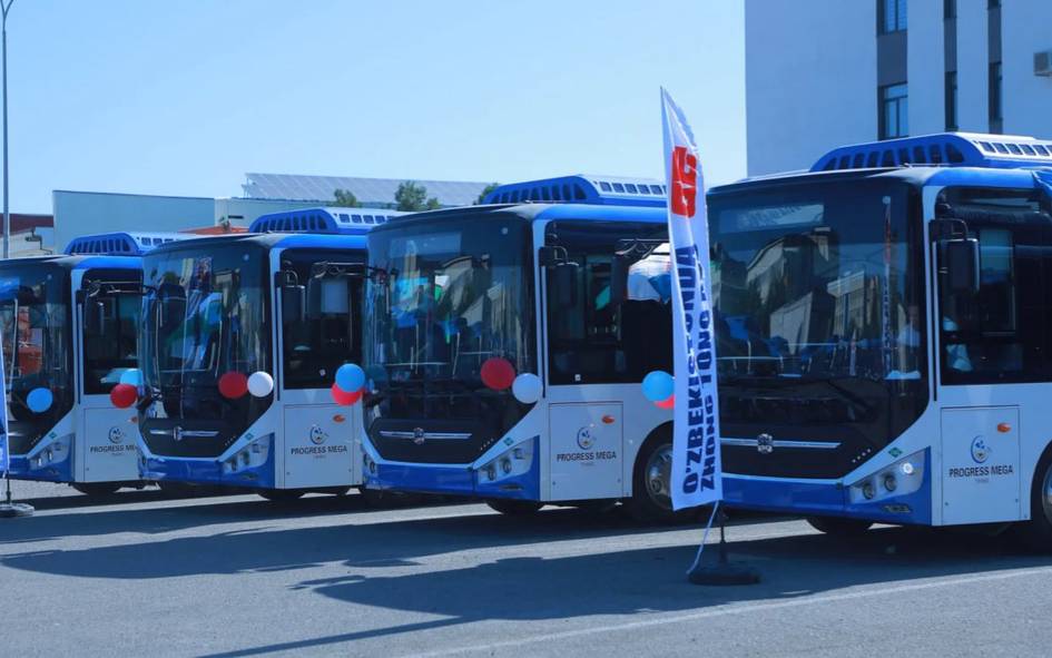 В этом году на улицах Бухары появятся 175 новых автобусов