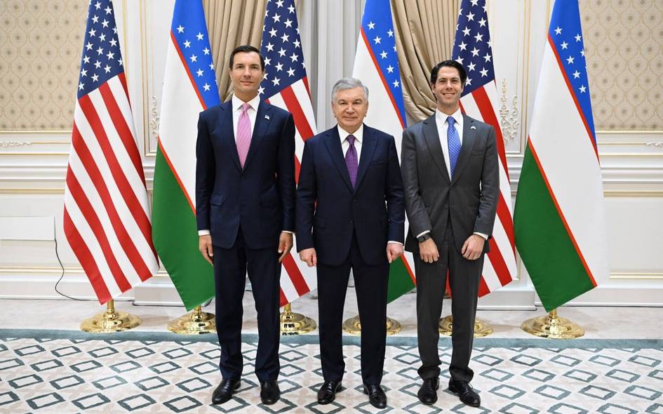 Shavkat Mirziyoyev Jon Yovanovich va Ben Blekni qabul qildi