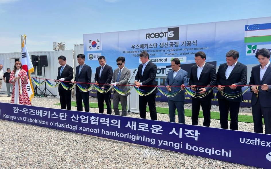 South Korea's Robotis begins construction of $70mn humanoid robot plant in Uzbekistan