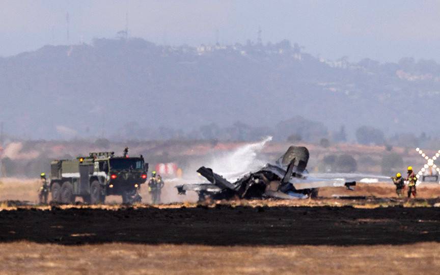 АҚШнинг 109 миллион долларлик “кўринмас” F-35B қирувчиси қулаб тушди