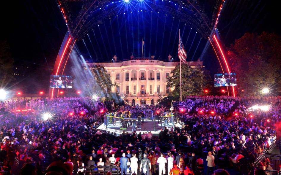 UFC Оқ уй олдида ўтказилган турнирда қанча зарар кўргани маълум бўлди